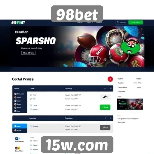 Novas funcionalidades do site 98bet
